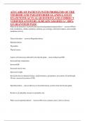 ATI CARE OF PATIENTS WITH PROBLEMS OF THE THYROID AND PARATHYROID GLANDS LATEST EXAM WITH ACTUAL QUESTIONS AND CORRECT VERIFIED ANSWERS ALREADY GRADED A+ 100% GUARANTEED PASS!