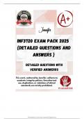 INF3720 EXAM PACK 2025  {DETAILED QUESTIONS AND ANSWERS }