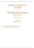 Bundle Pack: The Physical Universe 18th Edition By Konrad Krauskopf, Arthur Beiser, Emeritus, Elizabeth Shay Carter (Instructor Manual with Test Bank)