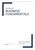 Business Fundamentals van H6 tot H9 + Proefexamen 