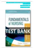 TEST BANK for Fundamentals of Nursing 11TH Edition by Potter Perry PDF