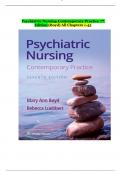 Psychiatric Nursing-Contemporary Practice 7th Edition (Boyd) All Chapters 1-43