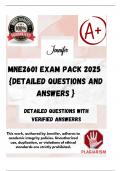 MNE2601 EXAM PACK 2025  {DETAILED QUESTIONS AND ANSWERS }