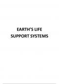 A Level Geography - Earth's Life Support Systems Topic Notes