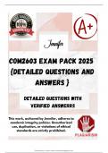 COM2603 EXAM PACK 2025  {DETAILED QUESTIONS AND ANSWERS }