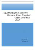 Merton's Strain Theorie in 'Catch Me If You Can'