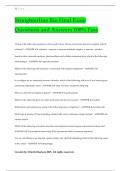 Straighterline Bio Final Exam Questions and Answers 100% Pass