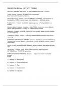 GNUR 238 EXAM 1 STUDY GUIDE