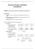 Summary Principles of Database management