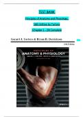 TEST BANK For Principles of Anatomy and Physiology, 16th Edition by Gerard J. Tortora, Verified Chapters 1 - 29, Complete Newest Version