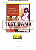 ISBN: 9780323810203  Comprehensive Test Bank for Maternity & Women’s Health Care, 13th Edition by Lowdermilk - Quick PDF Download