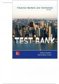 Financial Markets & Institutions 6th Edition Test Bank