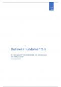 Samenvatting Business fundamentals - Hoofdstuk 1 tot 8 VOLLEDIG! 