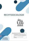 Samenvatting Rechtssociologie (2024) - compleet (HC/WG/LIT)