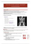 Samenvatting arteriële trombo-embolie en vasculaire acrosyndromen (Prof. Verhamme)