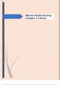 Mental Health Nursing Chapter 1-5 Exam Questions and Answers 100% Solved