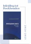 Samenvatting -  Inleiding tot boekhouden (M. Vandenhaute - 2024)