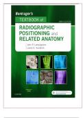 BONTRAGER'S TEXTBOOK OF RADIOGRAPHIC POSITIONING AND RELATED ANATOMY 9TH EDITION LAMPIGNANO TEST BANK