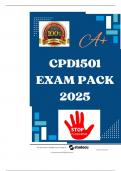 CPD1501 EXAM PACK 2025