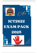 ICT2622  EXAM PACK  2025 