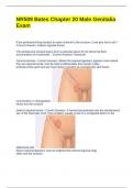 NR509 Bates Chapter 20 Male Genitalia Exam