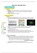 Samenvatting DEEL 1 Moleculaire Celbiologie 