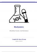 Biochemistry-Mendelian Genetics and Inheritance