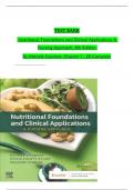 TEST BANK for Nutritional Foundations and Clinical Applications A  Nursing Approach, 8th Edition  By Michele Grodner; Chapter 1 - 20 Complete