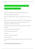 Bio 1201 Exam 1 (LiCata) Questions and Answers 100% Pass