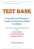 Test Bank For Counseling and Therapy for Couples An Integrative Model, 1st Edition by Mark E. Young