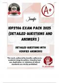 IOP3706 EXAM PACK 2025  {DETAILED QUESTIONS AND ANSWERS }