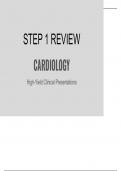 USMLE Step 1 Review Cardiology Notes