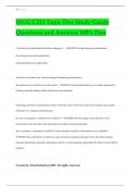 WGU C213 Topic Five Study Guide Questions and Answers 100% Pass