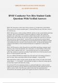 BNSF Conductor New Hire Student Guide Questions With Verified Answers