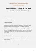 Campbell Biology Chapter 10 Test Bank Questions With Verified Answers