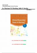 Test Bank for Clinical Reasoning Cases in Nursing 8th Edition (Harding, 2023), Chapter 1-17 | All Chapters