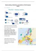 samentvatting van institutions and policies of the EU