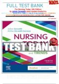                         FULL TEST BANK For Nursing Today 10th Edition by JoAnn ZerwekhLatest Update Graded A+     