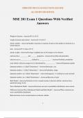 MSE 201 Exam 1 Questions With Verified Answers