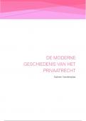 Samenvatting -  Geschiedenis van het privaatrecht