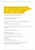 CRNA BOARDS (2025) EXAM WITH ACTUAL QUESTIONS AND ANSWERS | 100% UPDATED AND VERIFIED | GRADED A+ | 100% SUCCESS