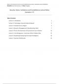 Security: Actors, Institutions and Constellations Lecture Notes (Lectures 1-7) - GRADE 8,0