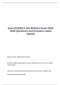 Duke EOS ECS 204 Midterm Exam 2024-2025 Questions And Answers Latest Update