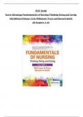 TEST BANK for Davis Advantage Fundamentals of Nursing Thinking Doing and Caring 4th Edition (Volume 2) by Wilkinson Treas and Barnett Smith all chapters 1-46