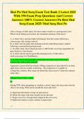 Hesi Pn Med Surg Exam Test Bank 2 Latest 2025  With 350 Exam Prep Questions And Correct  Answers (100% Correct Answers) Pn Hesi Med  Surg Exam 2025/ Med Surg Hesi Pn