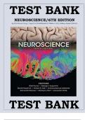 Test Bank to accompany Neuroscience, seventh Edition Purves • Augustine • Fitzpatrick • Hall • LaMantia • Mooney • Platt • White