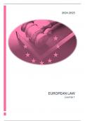 Samenvatting An Introduction to the EU Legal Order (chapter 1) -  Internationaal en Europees recht