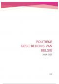 Samenvatting Politieke Geschiedenis van België (geslaagd)