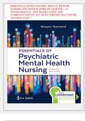 ESSENTIALS OF PSYCHIATRIC MENTAL HEALTH  NURSING 8TH EDITION MORGAN CHAPTER 1-32  TESTBANK|| FULL TEST BANK LATEST AND  COMPLETE UPDATE 2025 WITH VERIFIED SOLUTIONS||  ASSURED PASS!!!