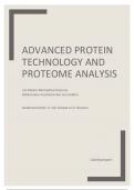 Advanced Protein technology and proteome analysis - Summary